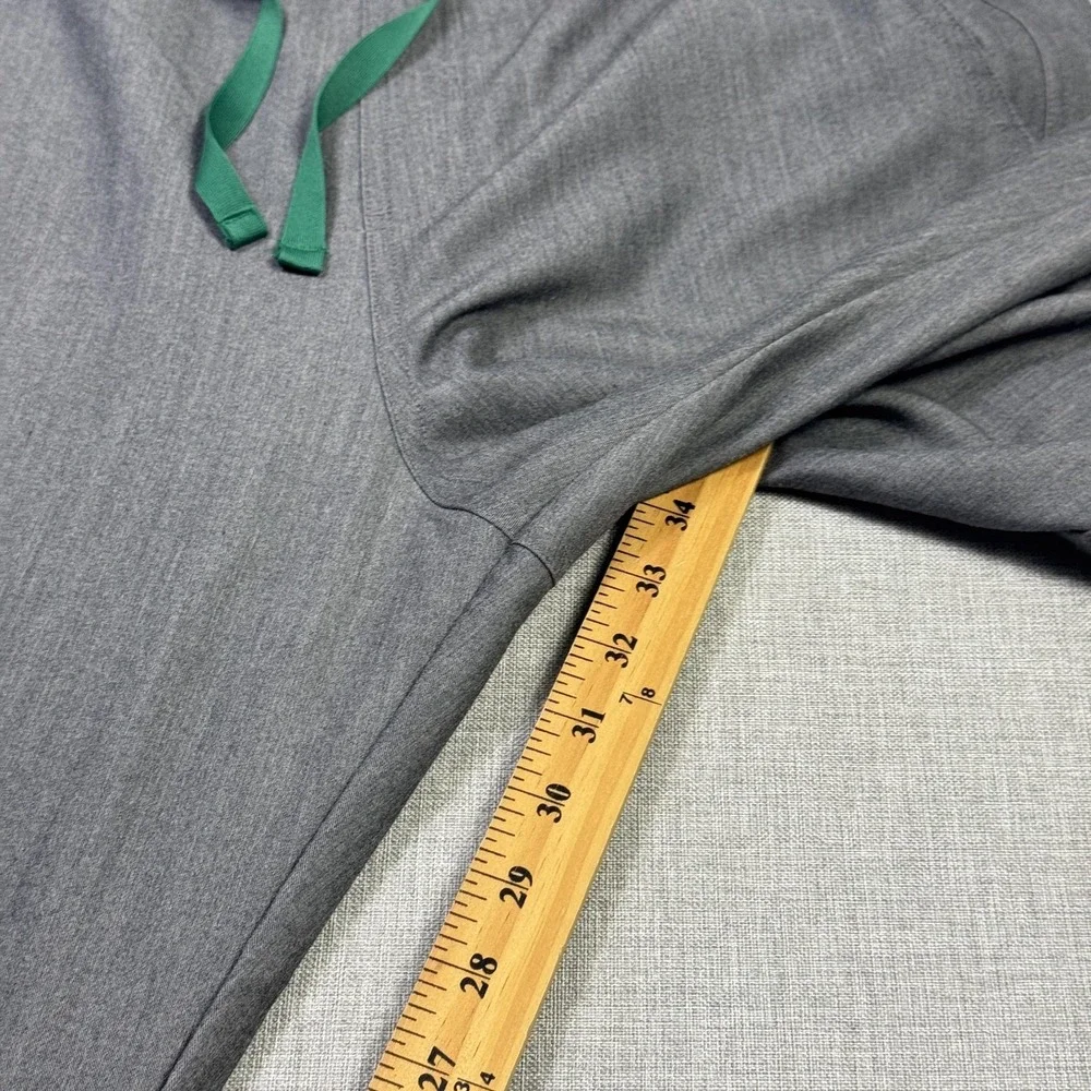 FIGS Scrub Pants Mens XL Gray Technical‎ Collection T2001 Cargo Drawstring